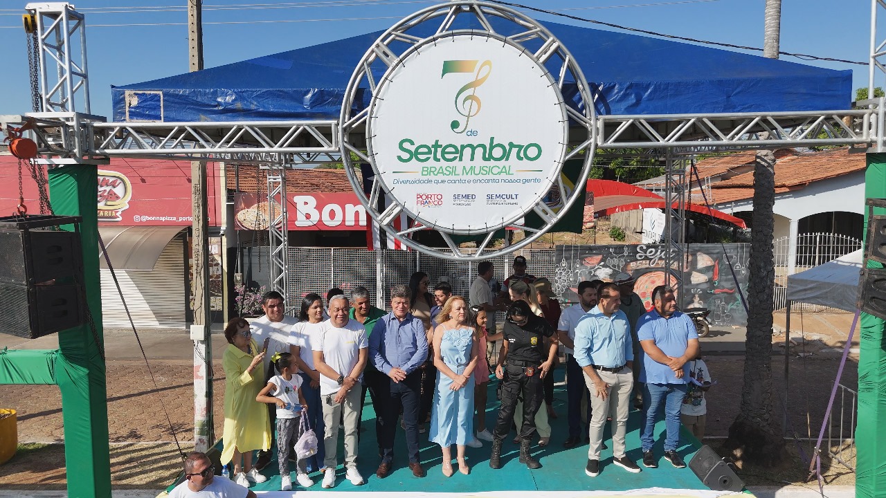 Porto Franco celebra o 7 de Setembro com brilho, música e diversidade