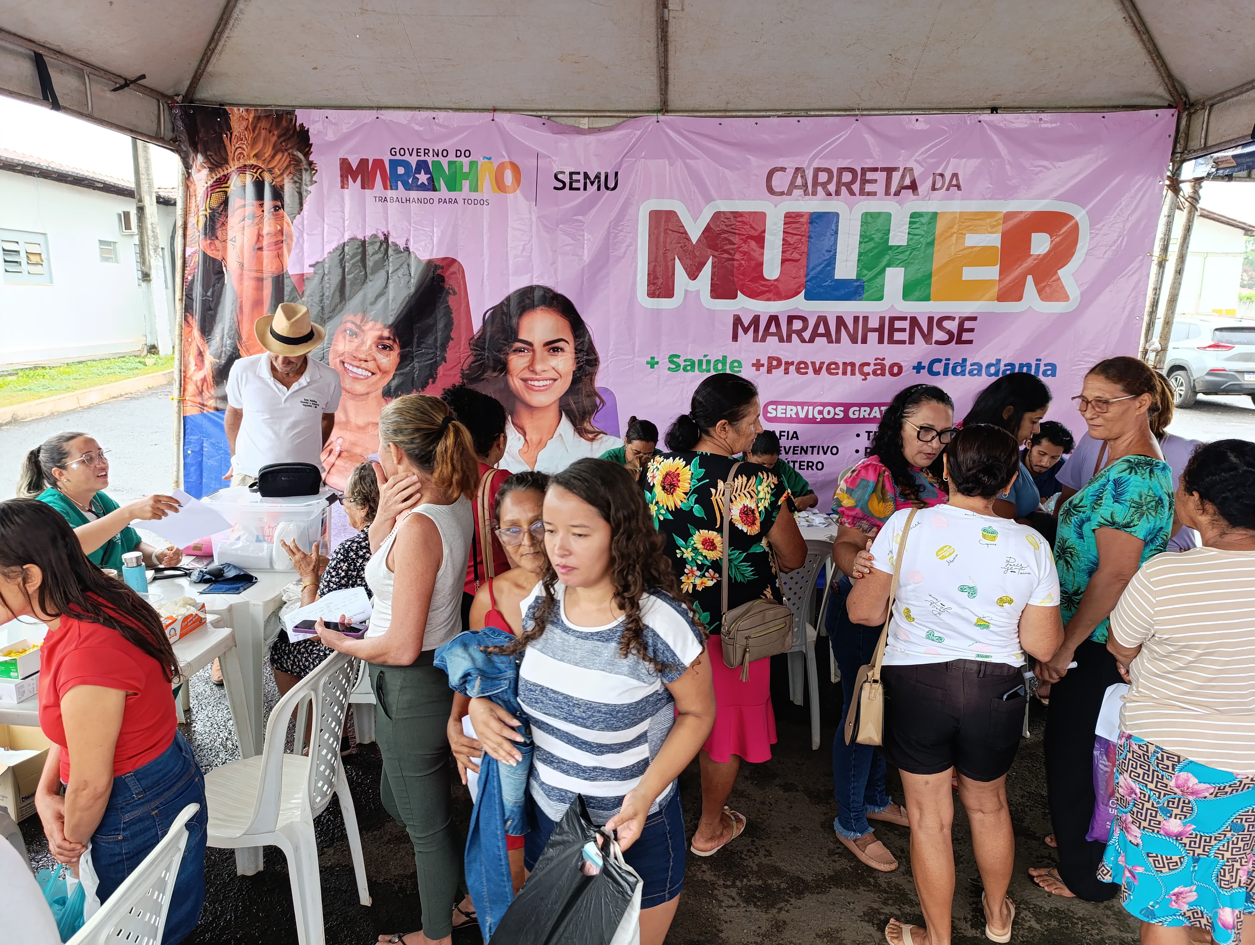 Carreta da Mulher Maranhense chega a Porto Franco com diversos serviços de saúde