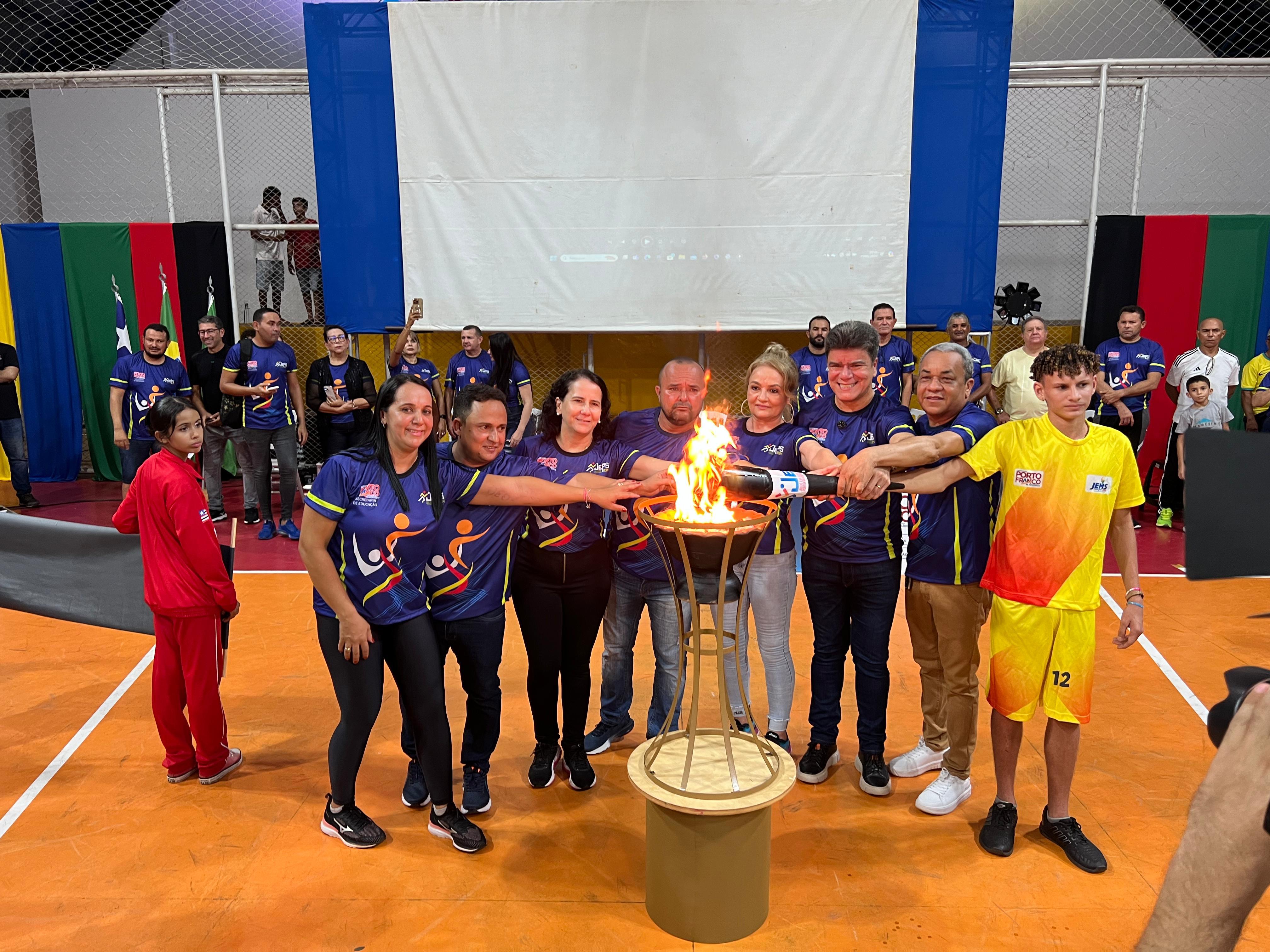 Abertura dos Jogos Escolares Portofranquinos reúne mais de 500 atletas