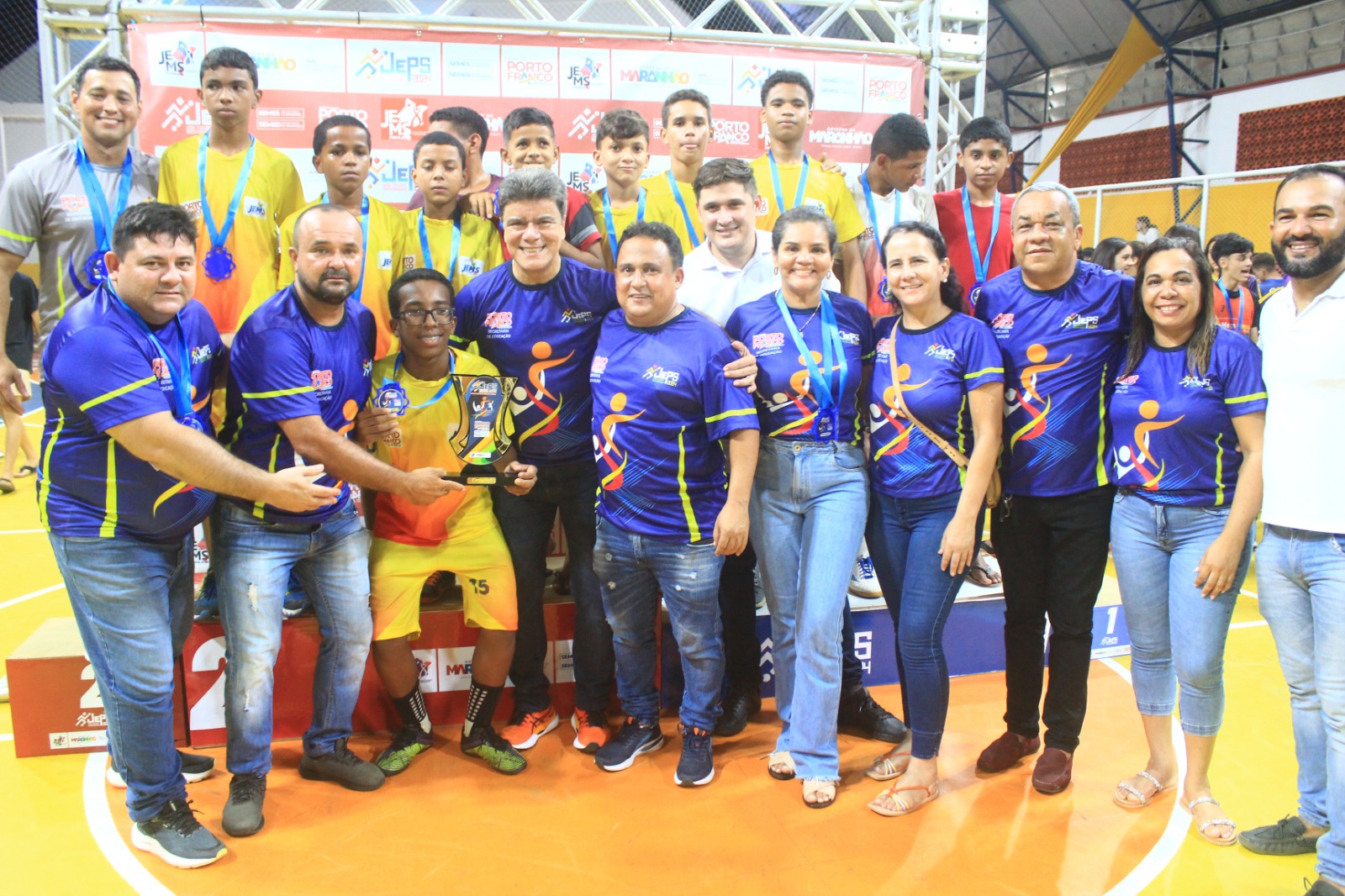 Prefeitura realiza final e premiação dos Jogos Escolares Portofranquinos
