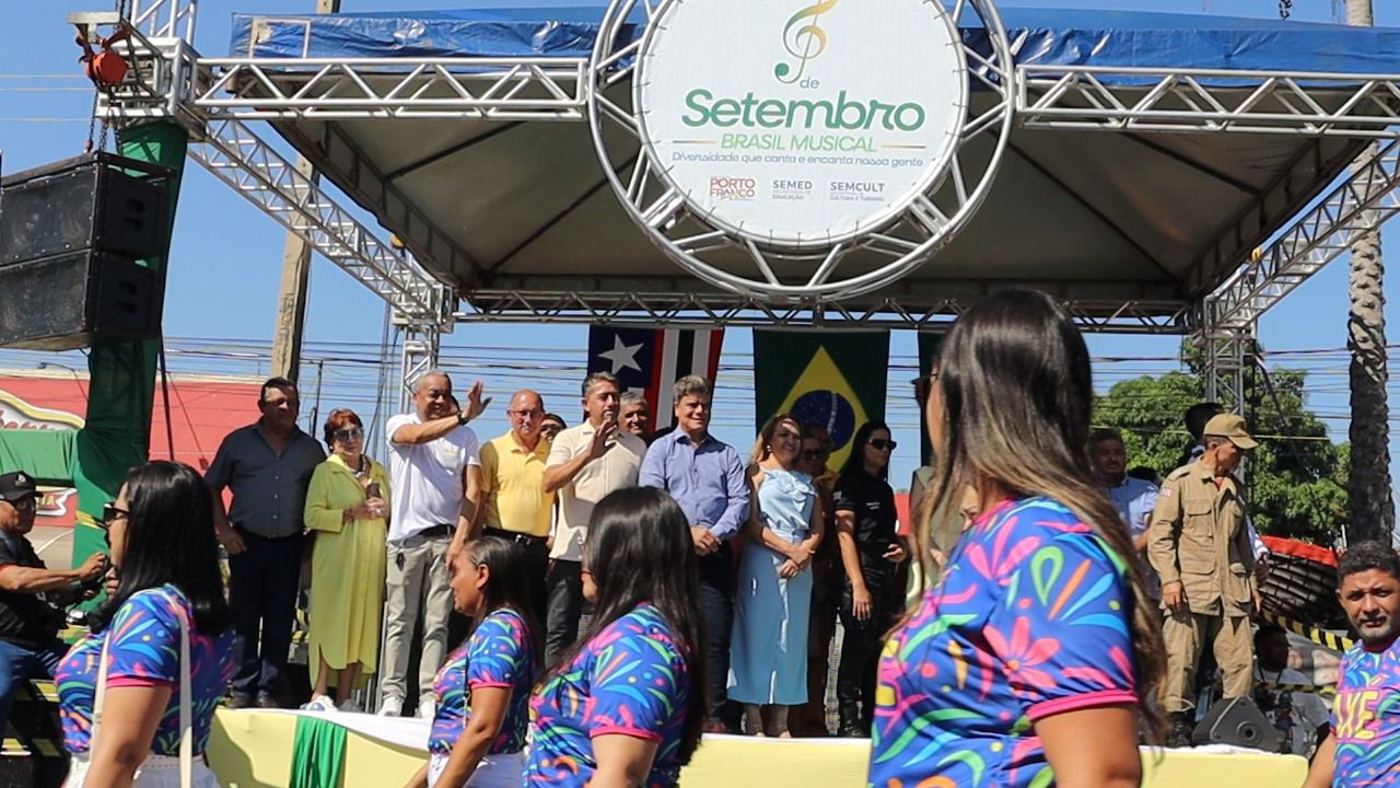 Porto Franco celebra o 7 de Setembro com brilho, música e diversidade