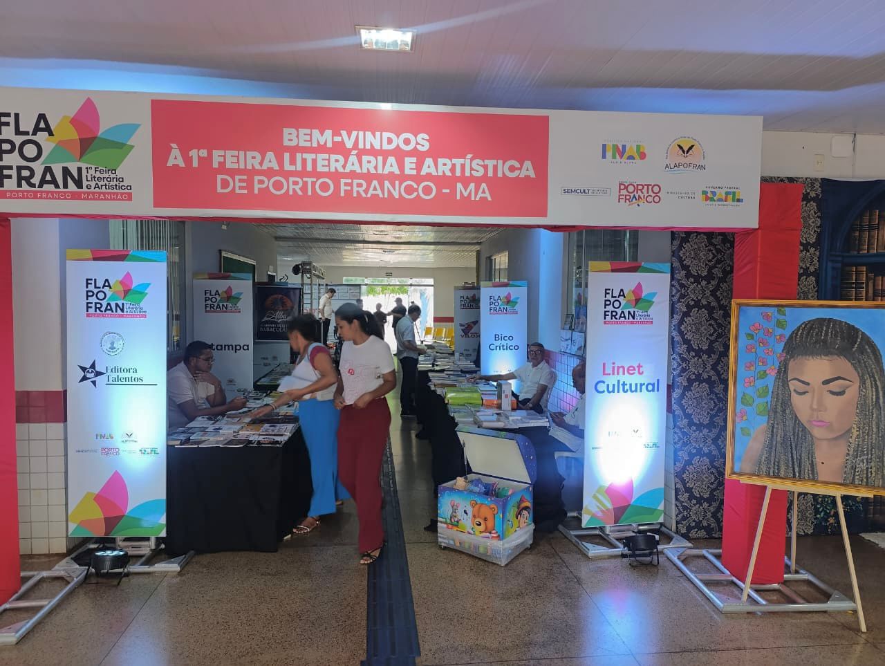 1ª Feira Literária de Porto Franco é marcada por lançamentos de livros e apresentações culturai...