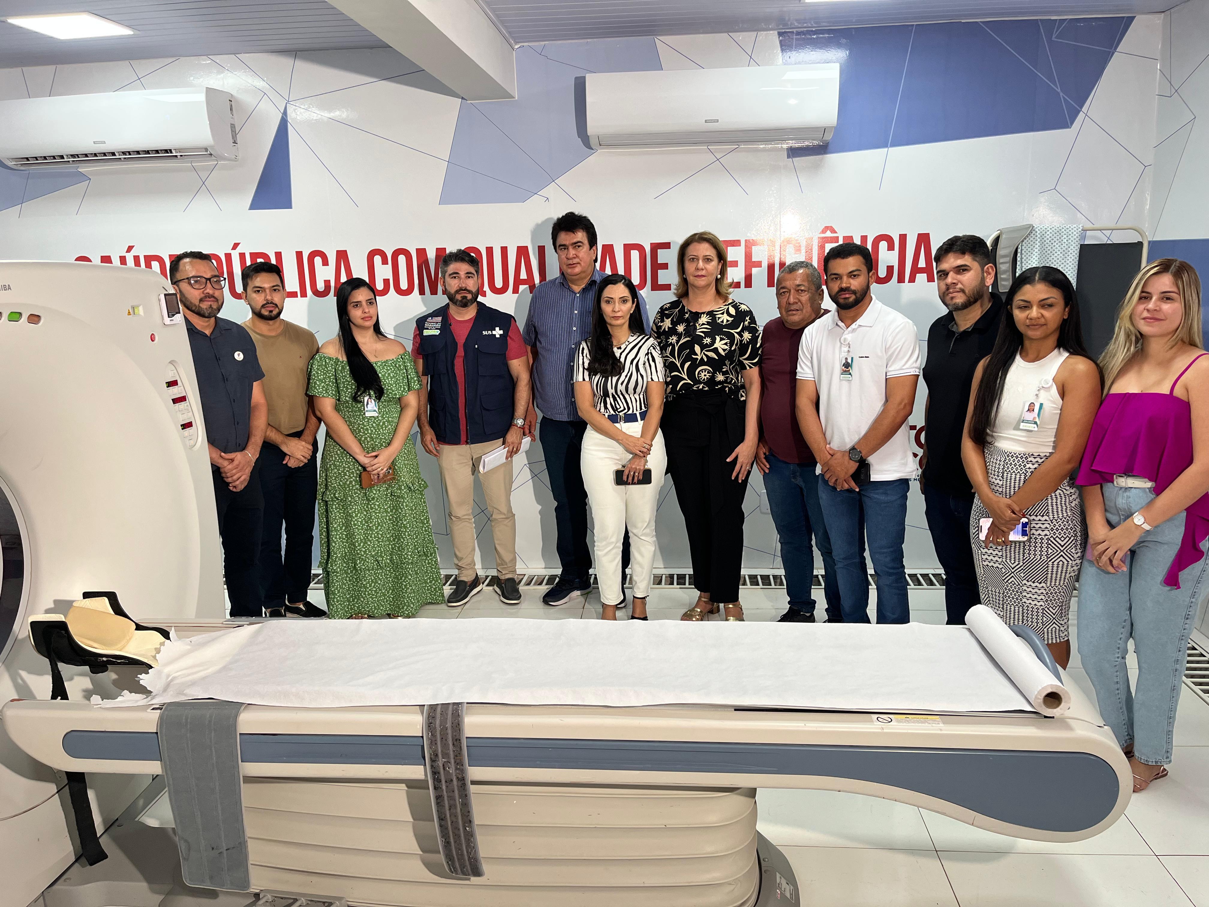 Polo de Saúde de Porto Franco recebe visita do presidente da EMSERH, Marcelo Duailibi