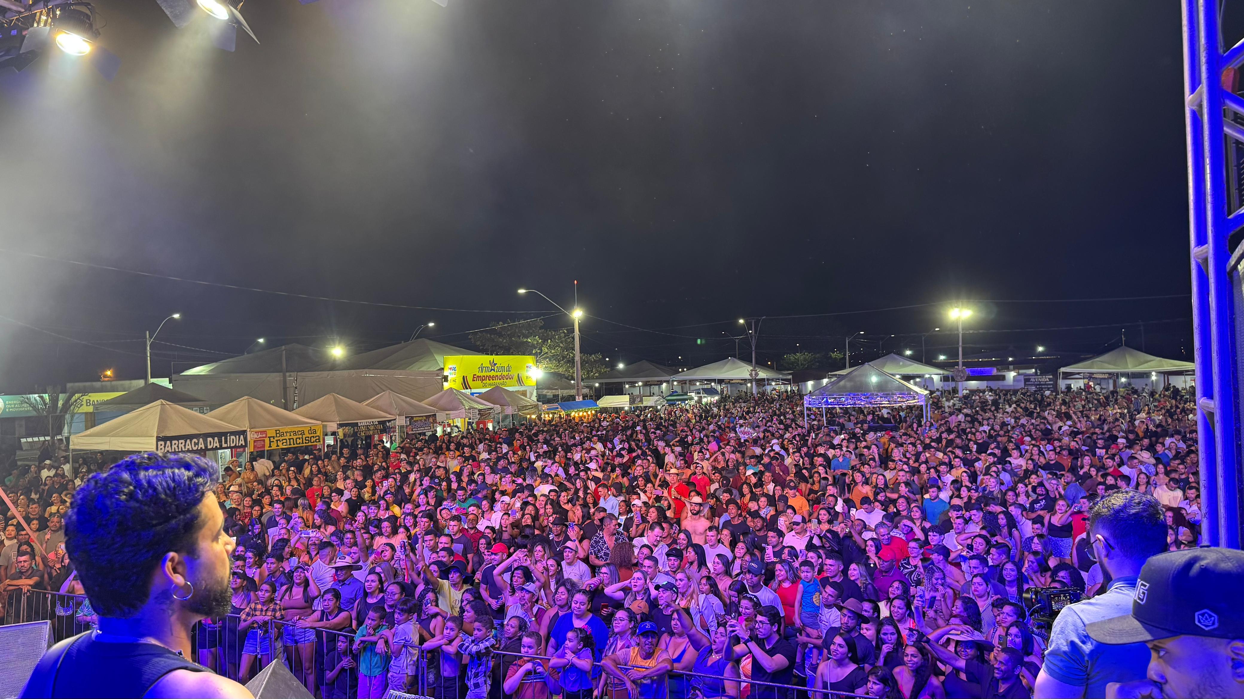 Abertura oficial da Expofran 2025 movimenta Porto Franco com grande público e muito sucesso