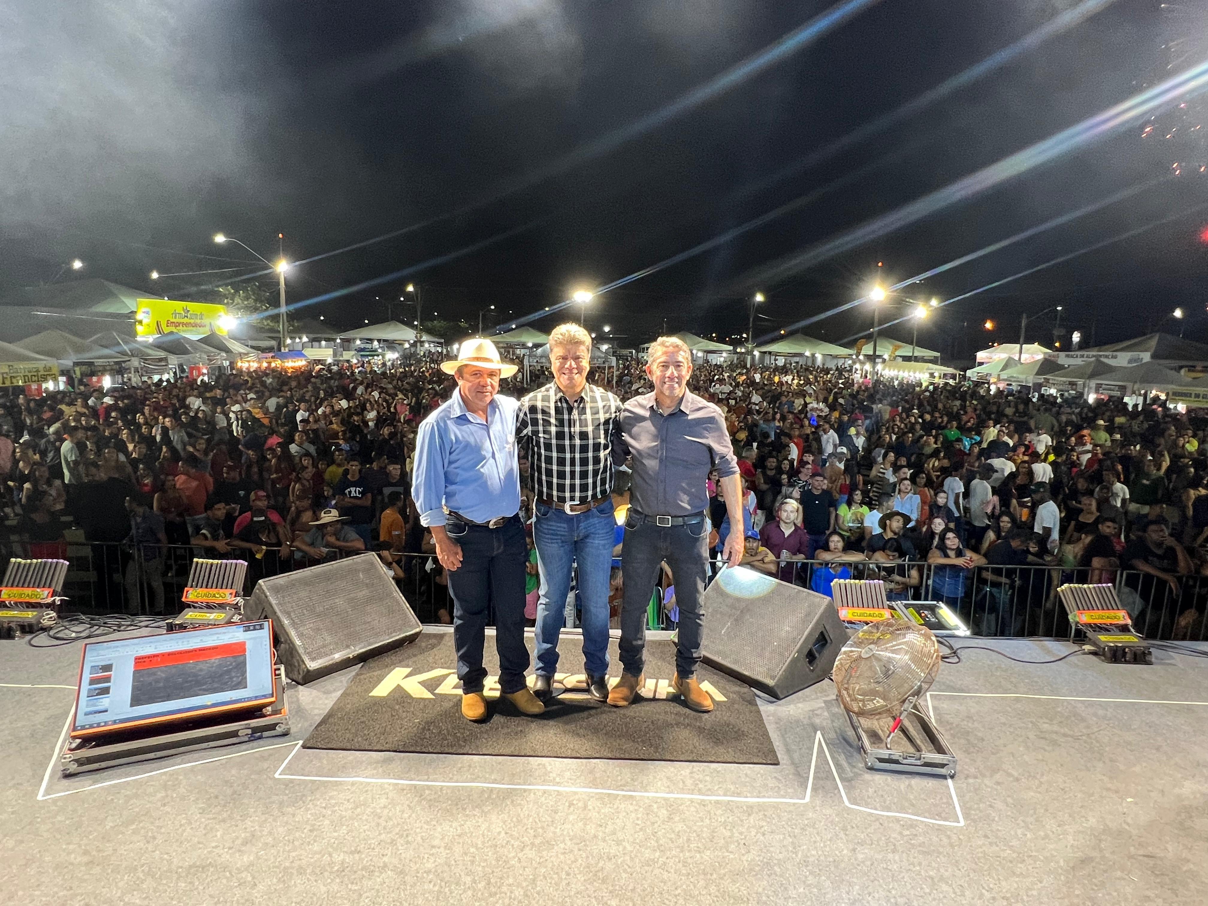 Abertura oficial da Expofran 2025 movimenta Porto Franco com grande público e muito sucesso