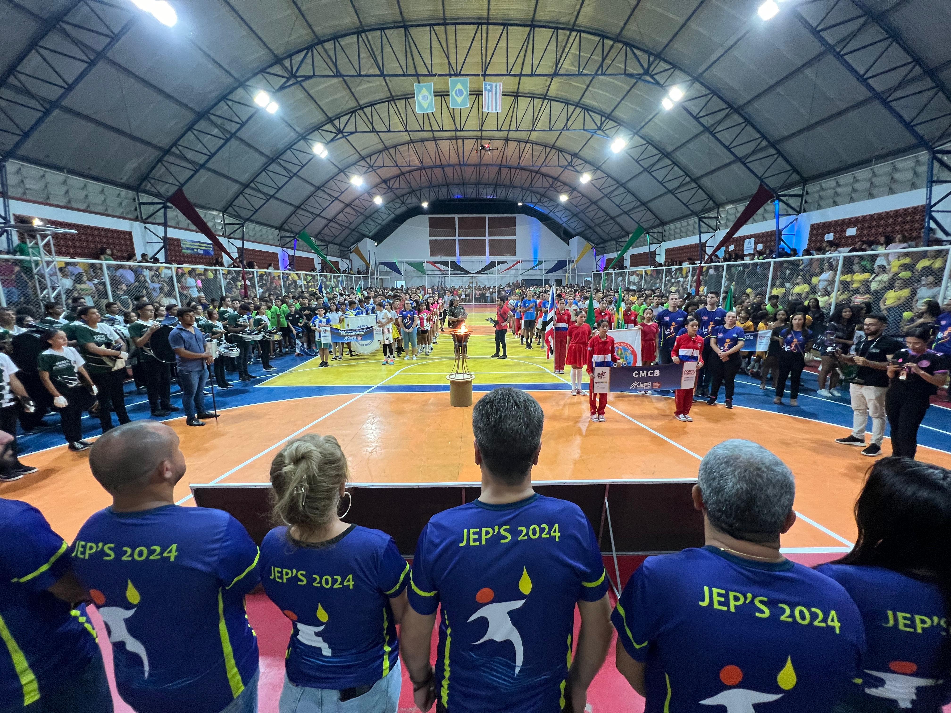 Abertura dos Jogos Escolares Portofranquinos reúne mais de 500 atletas