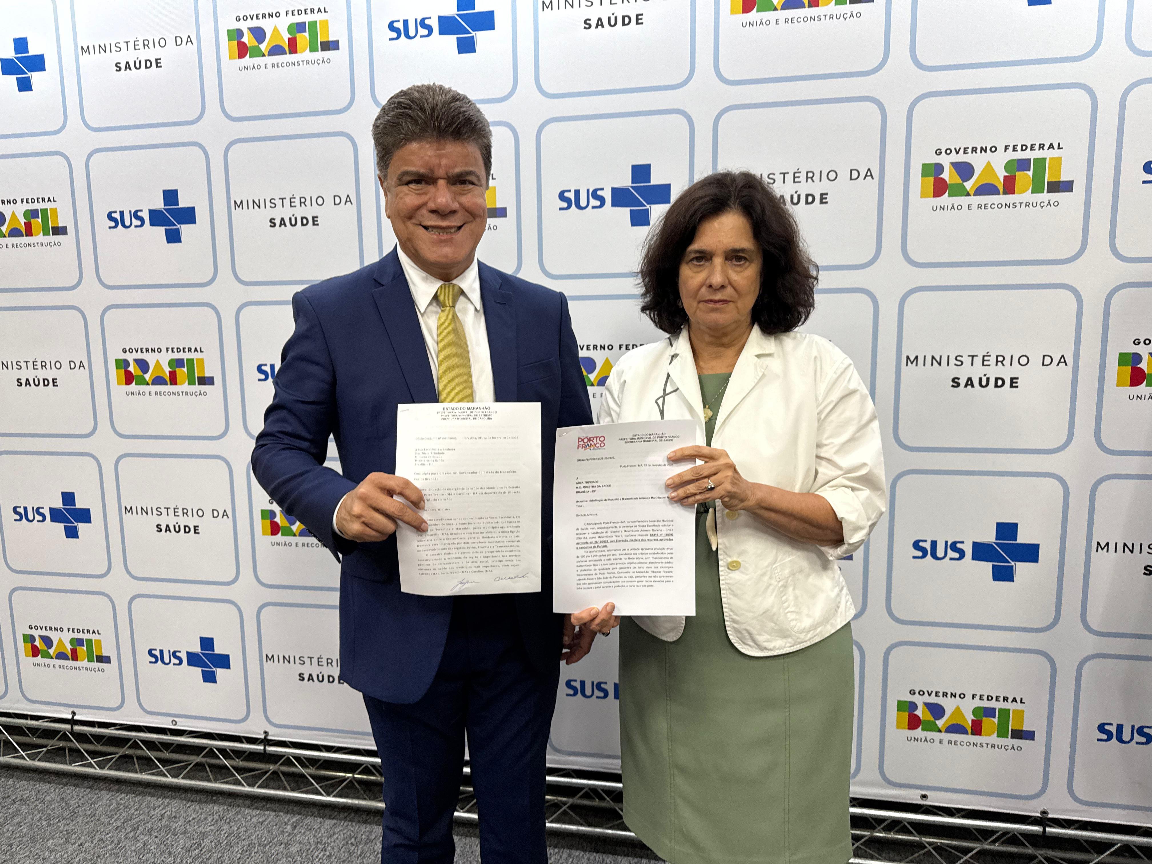Prefeito Deoclides Macedo busca parceria com o Ministério da Saúde para enfrentar desafios na s...