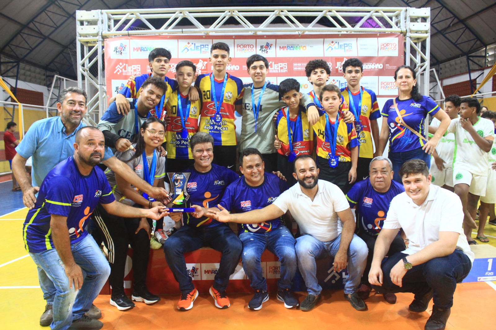 Prefeitura realiza final e premiação dos Jogos Escolares Portofranquinos