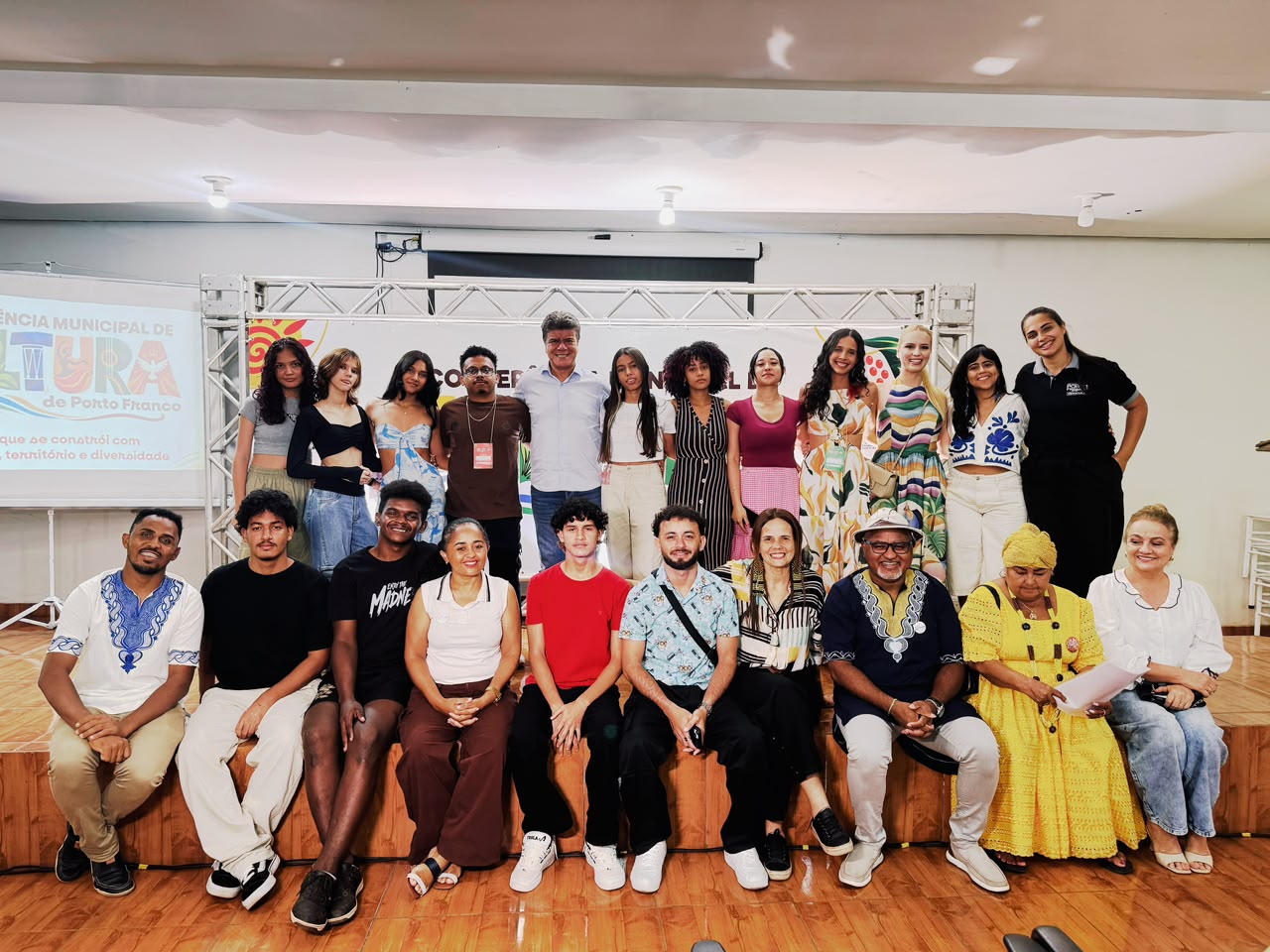 Porto Franco abre a 3ª Conferência Municipal de Cultura com participação do prefeito Deoclides...