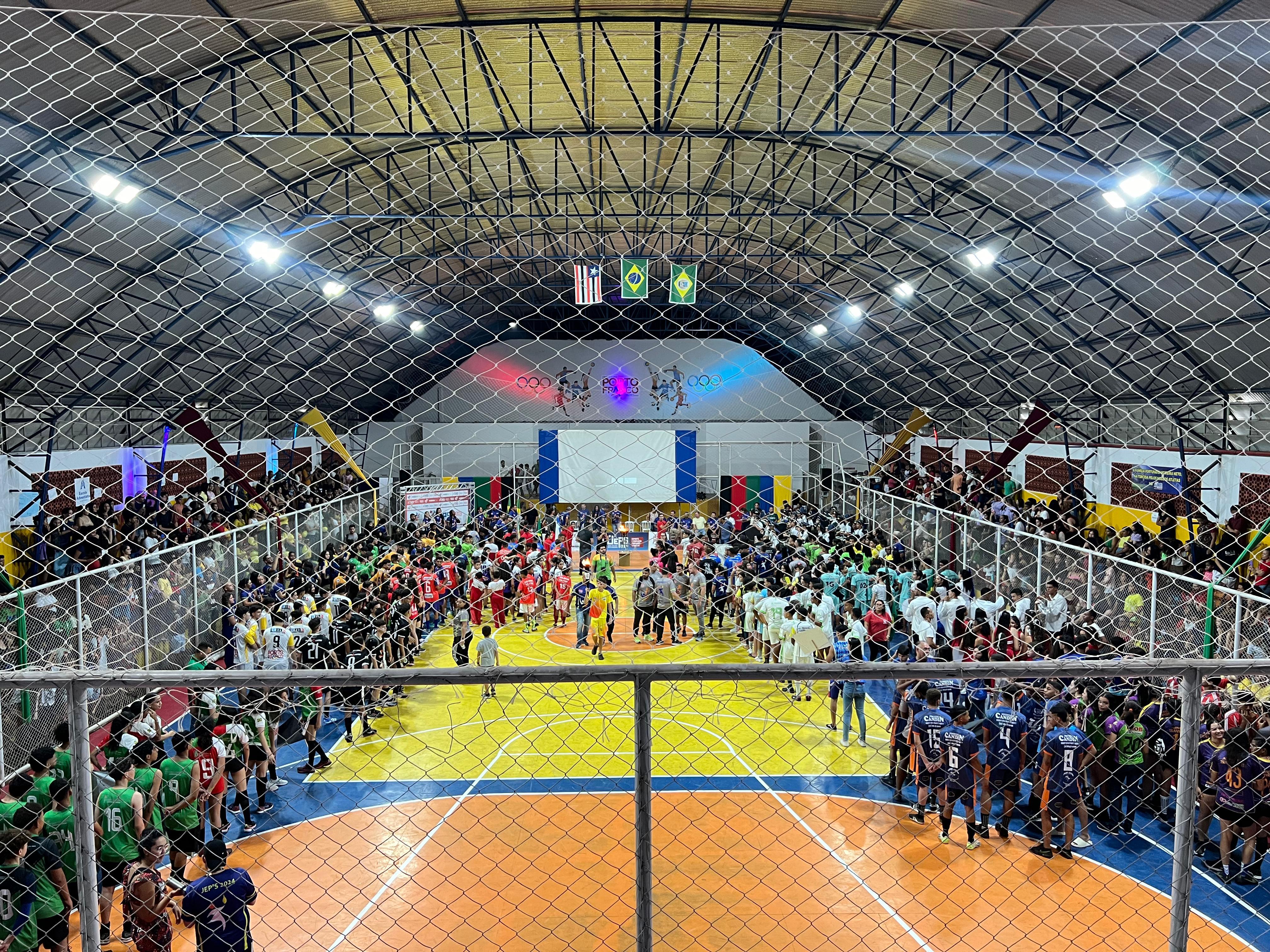 Abertura dos Jogos Escolares Portofranquinos reúne mais de 500 atletas