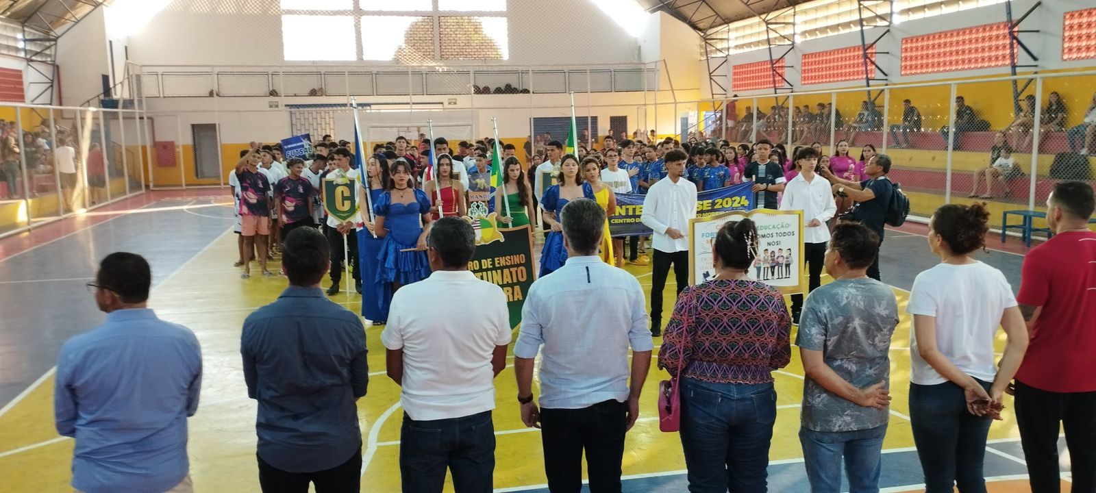 Abertura dos Jogos Internos marca parceria entre Centro de Ensino Fortunato Moreira Neto e Pref...