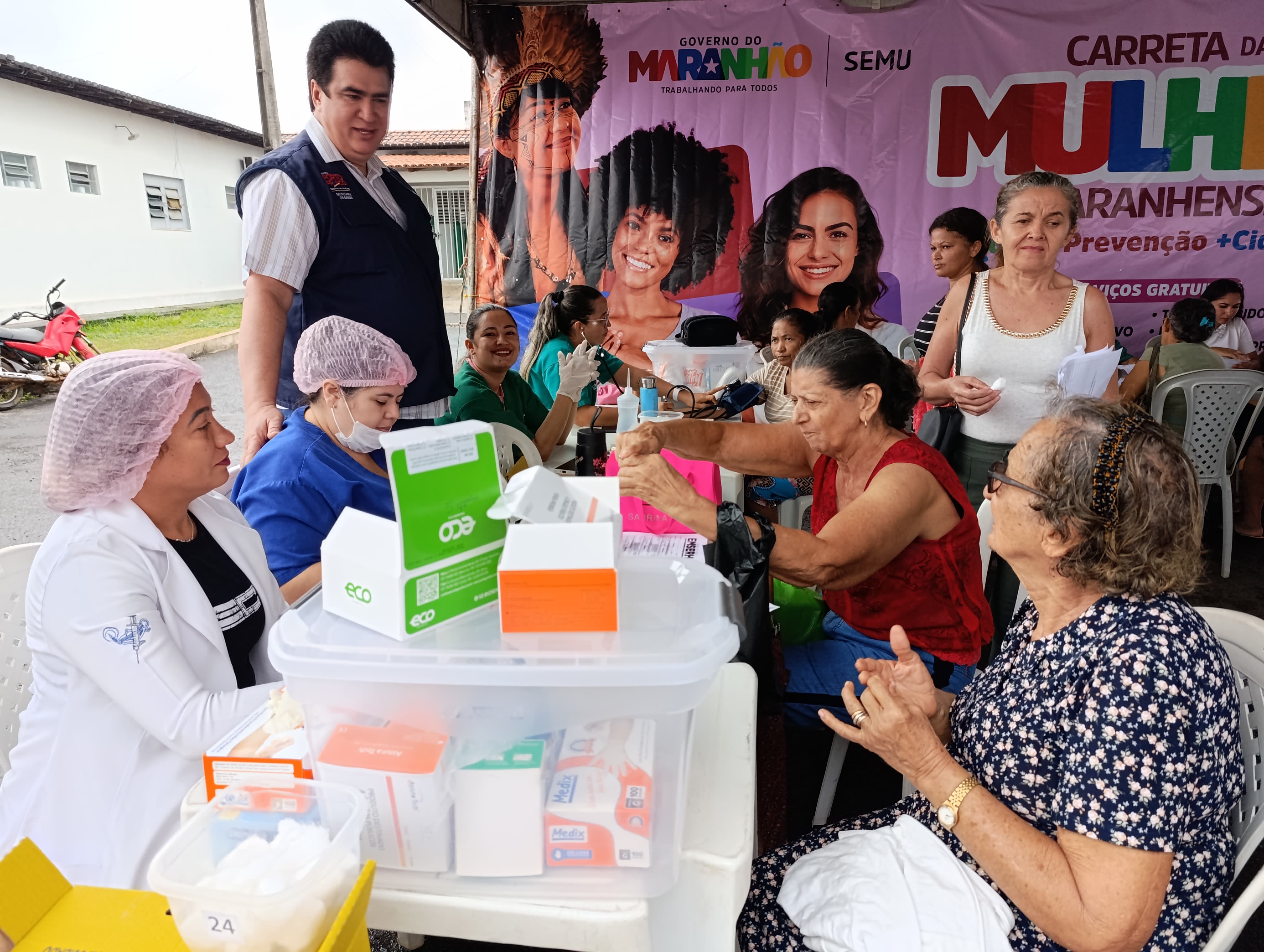 Carreta da Mulher Maranhense chega a Porto Franco com diversos serviços de saúde