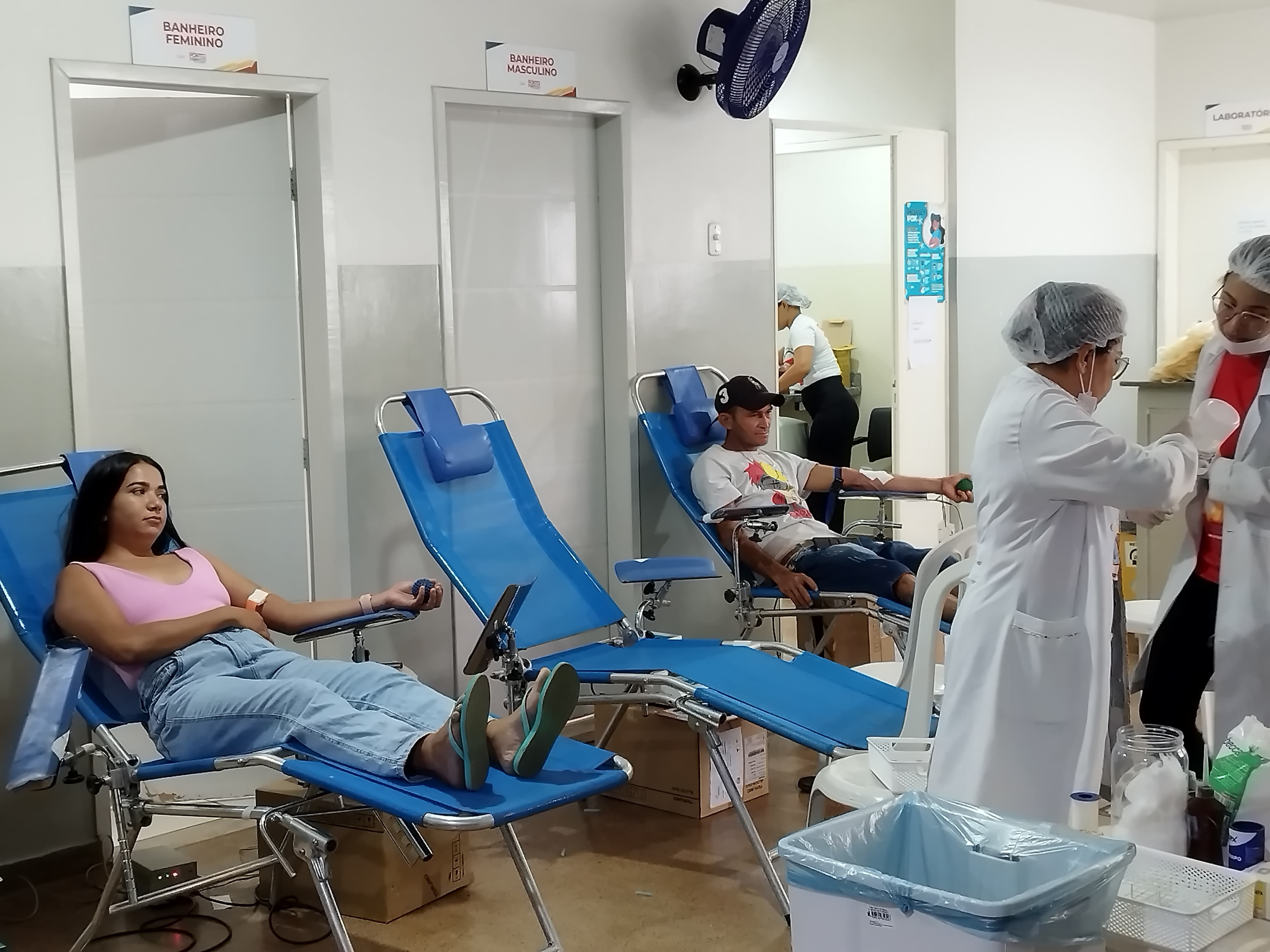 Porto Franco se mobiliza em ação de doação de sangue para reforçar estoque do Hemomar