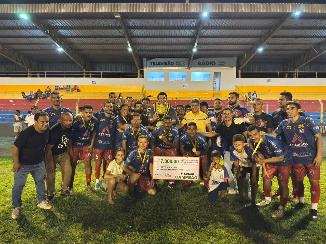Porto Franco celebra sucesso do XIII Torneio do Trabalhador