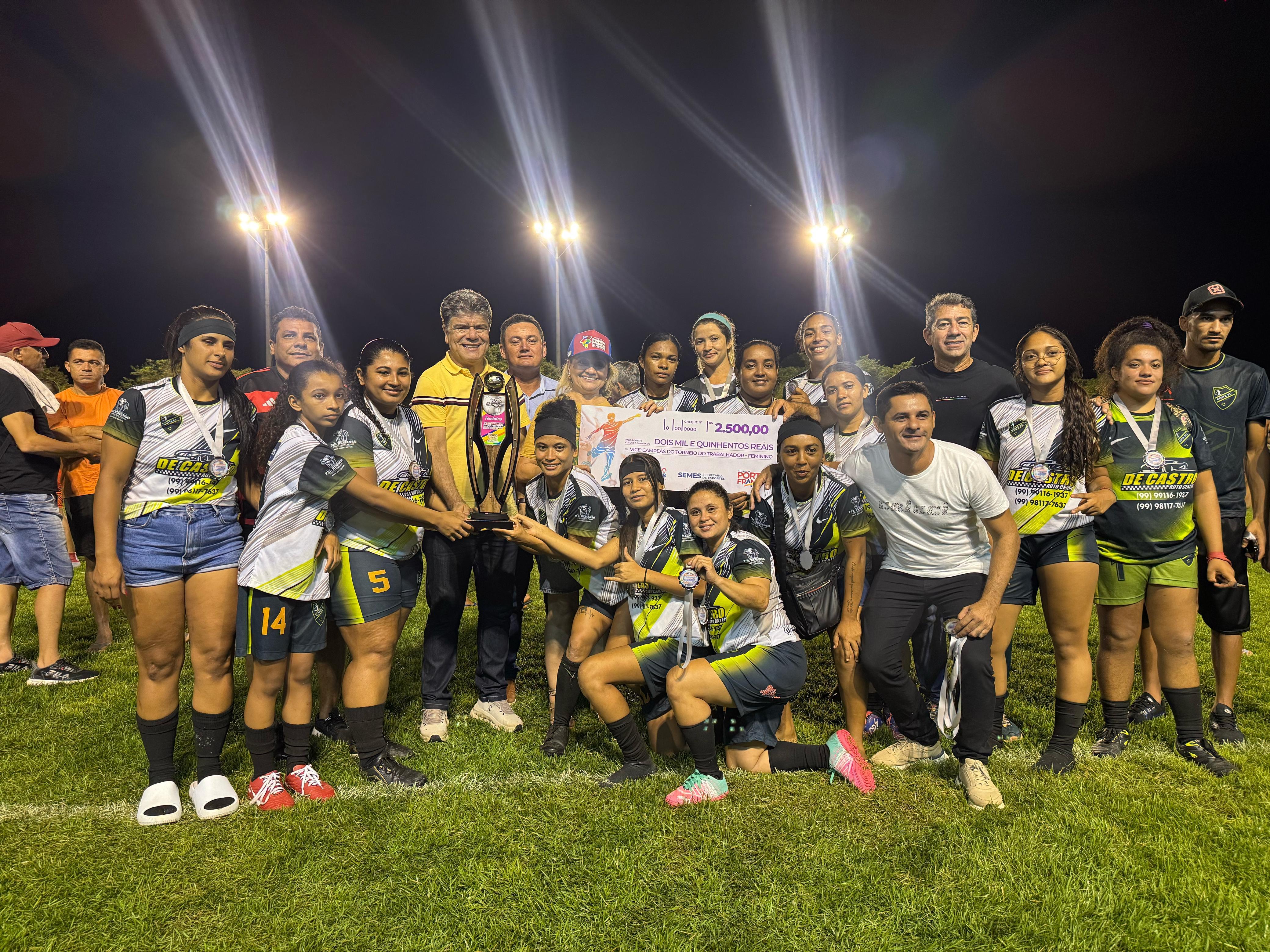 Porto Franco celebra o sucesso do XII Torneio do Trabalhador