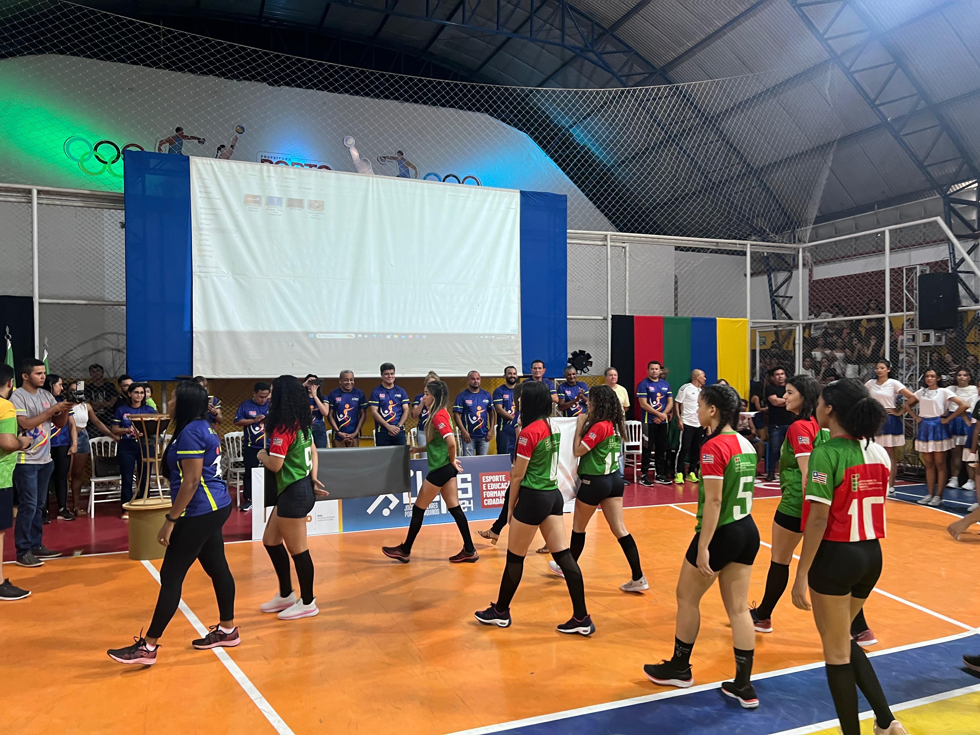 Abertura dos Jogos Escolares Portofranquinos reúne mais de 500 atletas