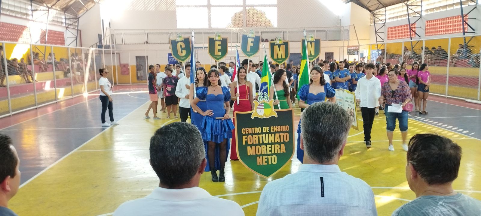 Abertura dos Jogos Internos marca parceria entre Centro de Ensino Fortunato Moreira Neto e Pref...