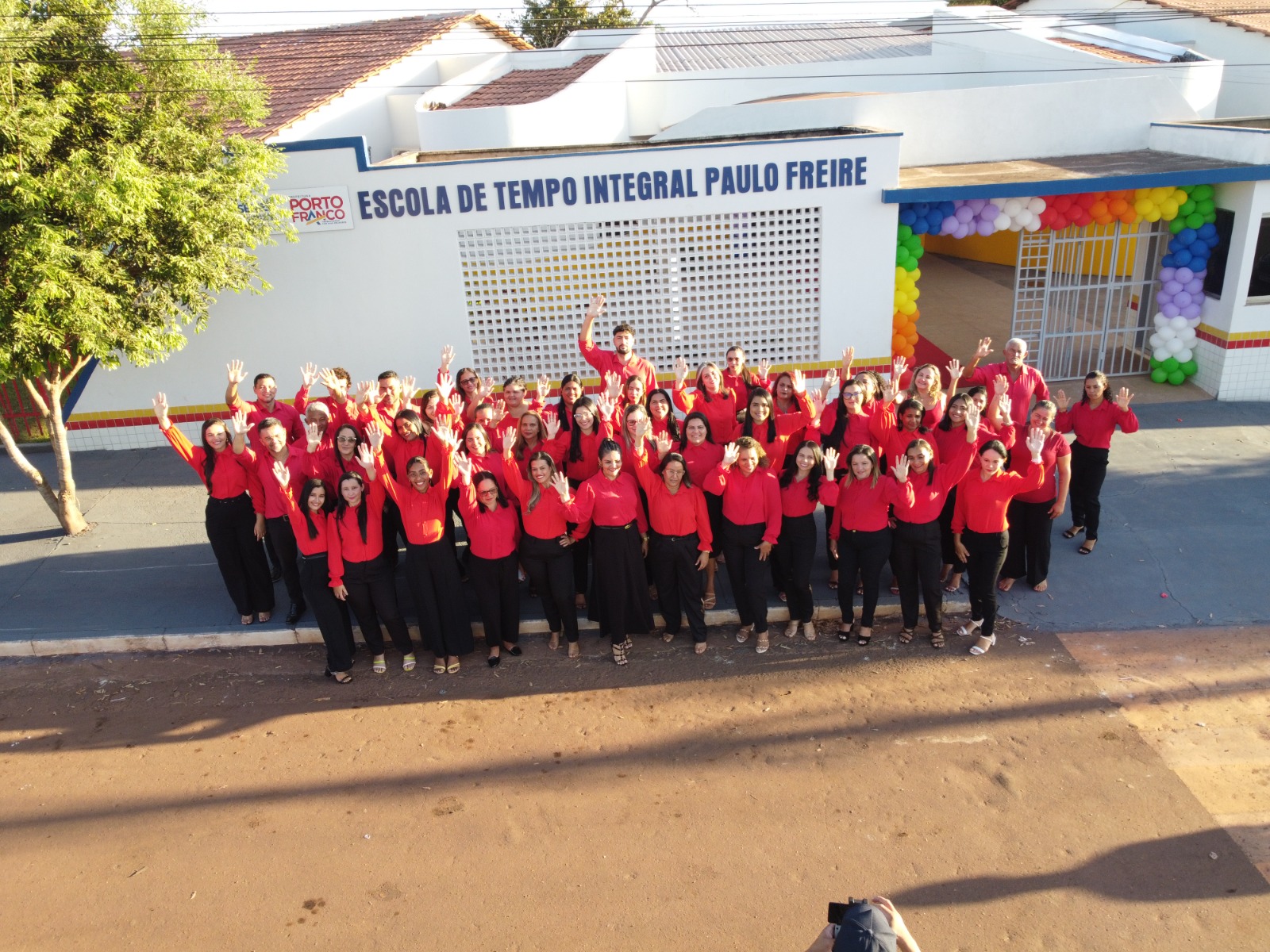 Prefeitura de Porto Franco entrega reforma da Escola de Tempo Integral Paulo Freire