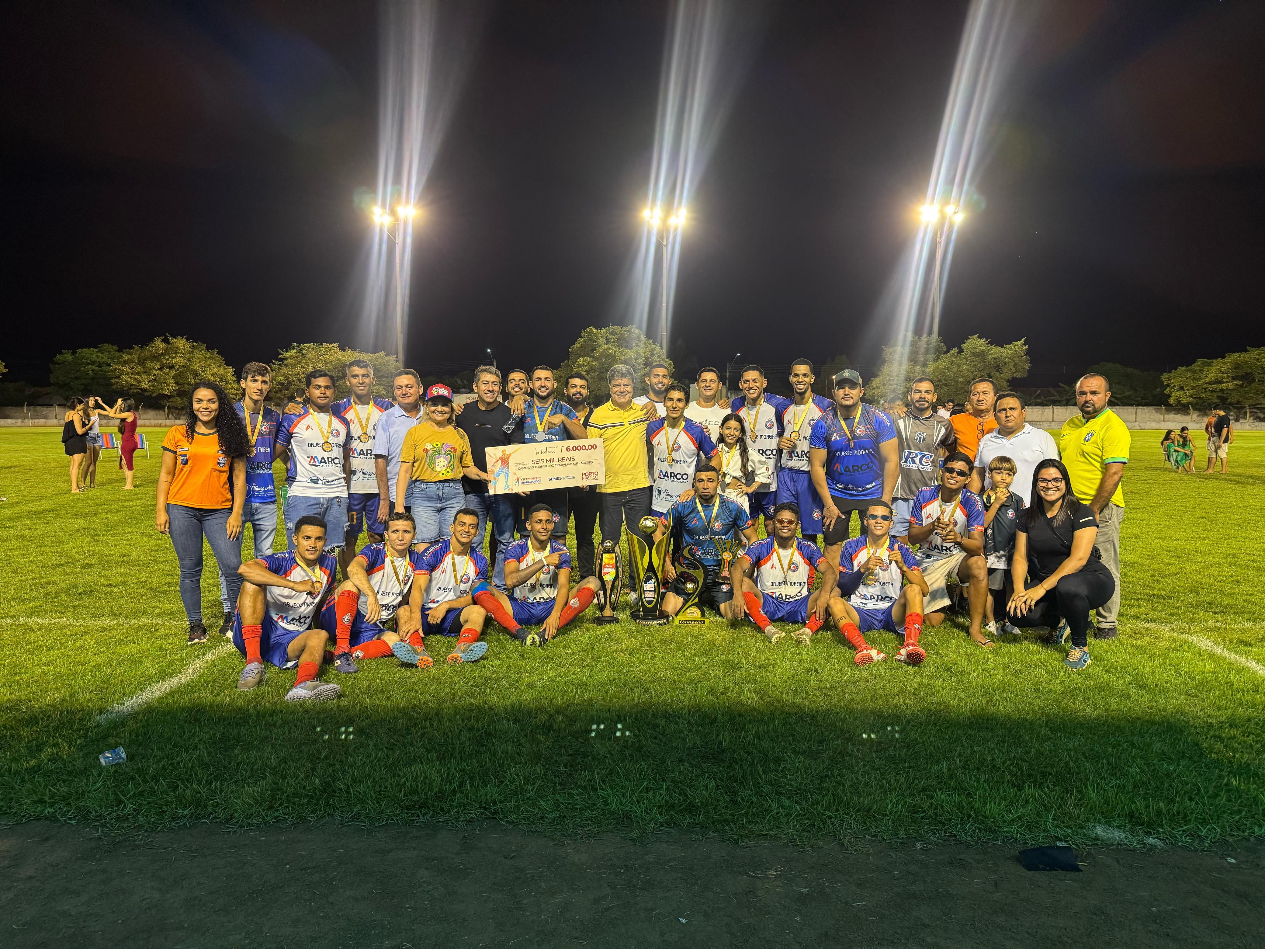 Porto Franco celebra o sucesso do XII Torneio do Trabalhador