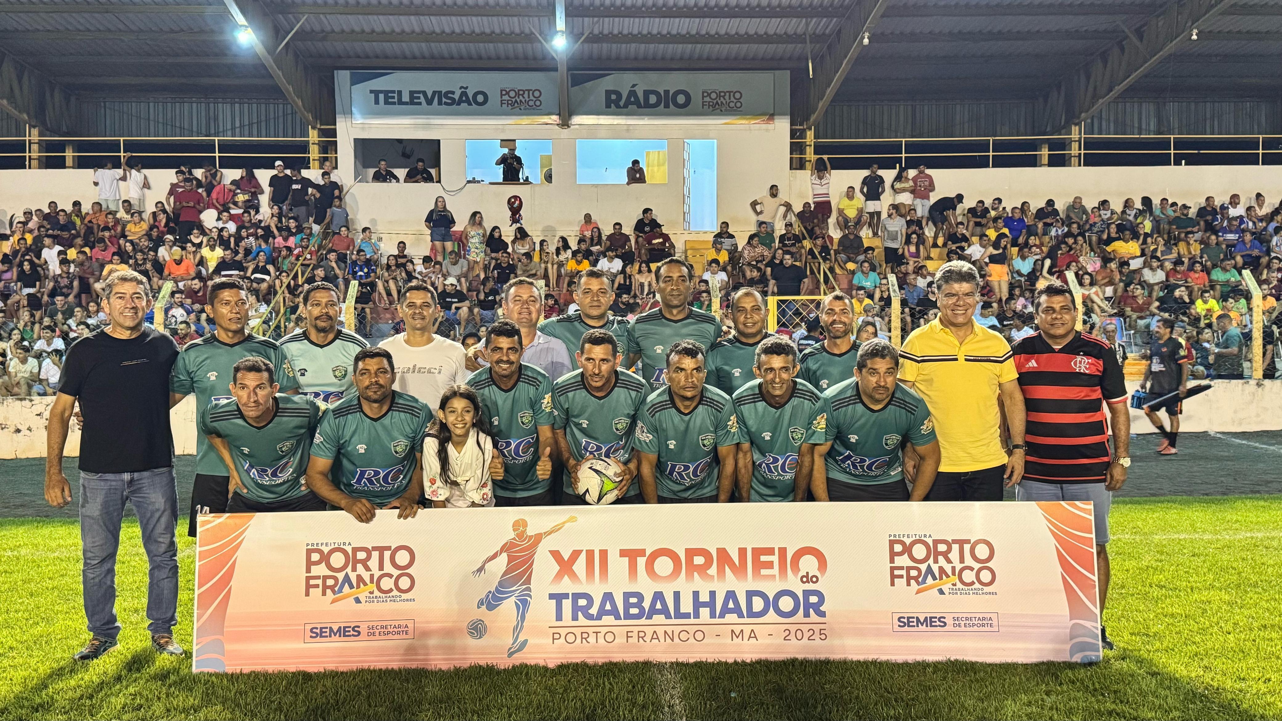 Porto Franco celebra o sucesso do XII Torneio do Trabalhador