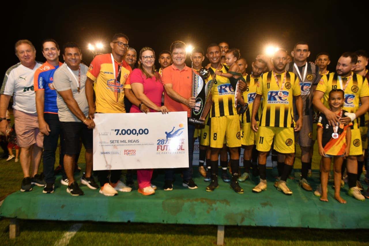 Vila Lobão é a grande campeã do 28° Campeonato de Futebol de Porto Franco