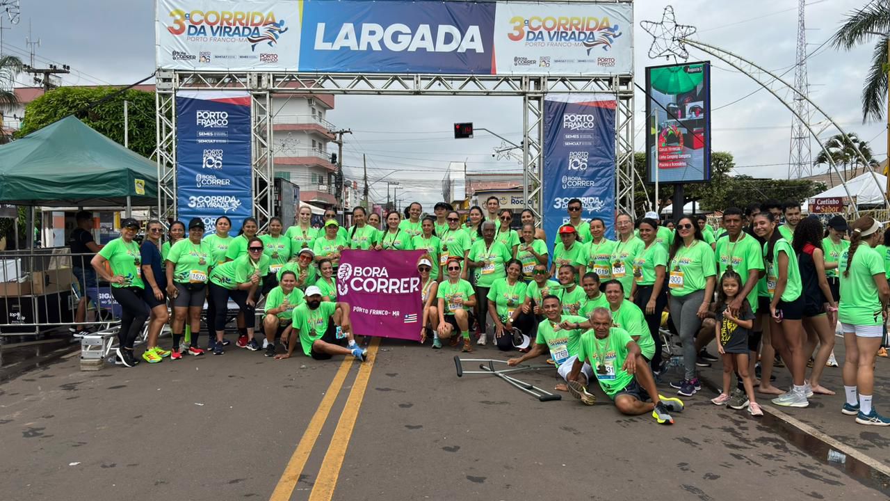Prefeitura de Porto Franco realiza III Corrida da Virada em celebração aos 106 anos de Emancipa...