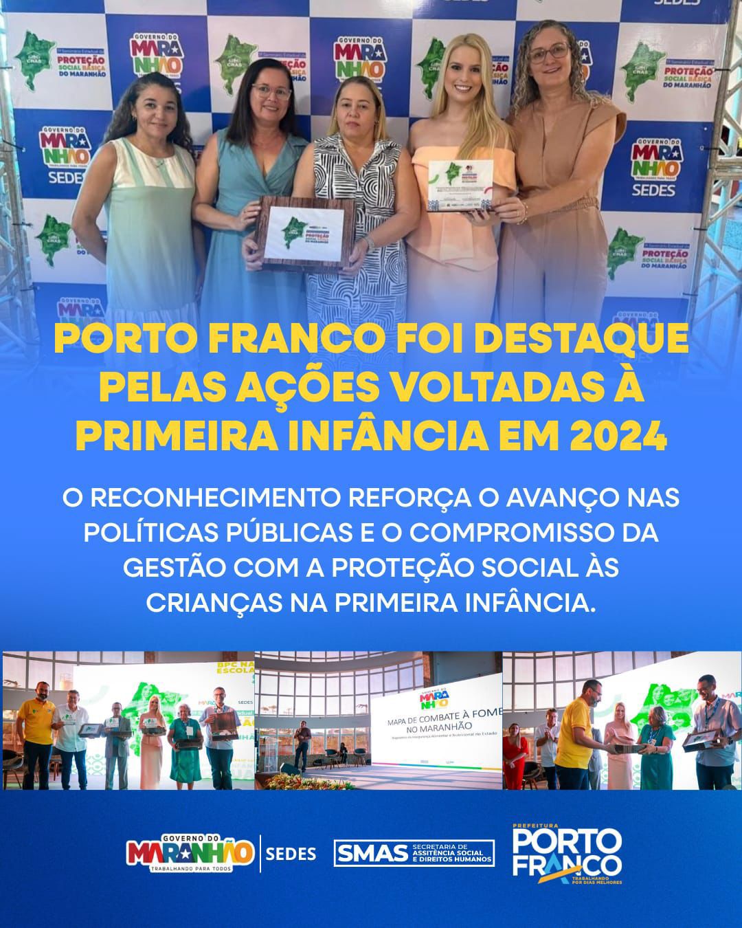 Porto Franco é Destaque no 1º Seminário Estadual da Proteção Social Básica do Maranhão