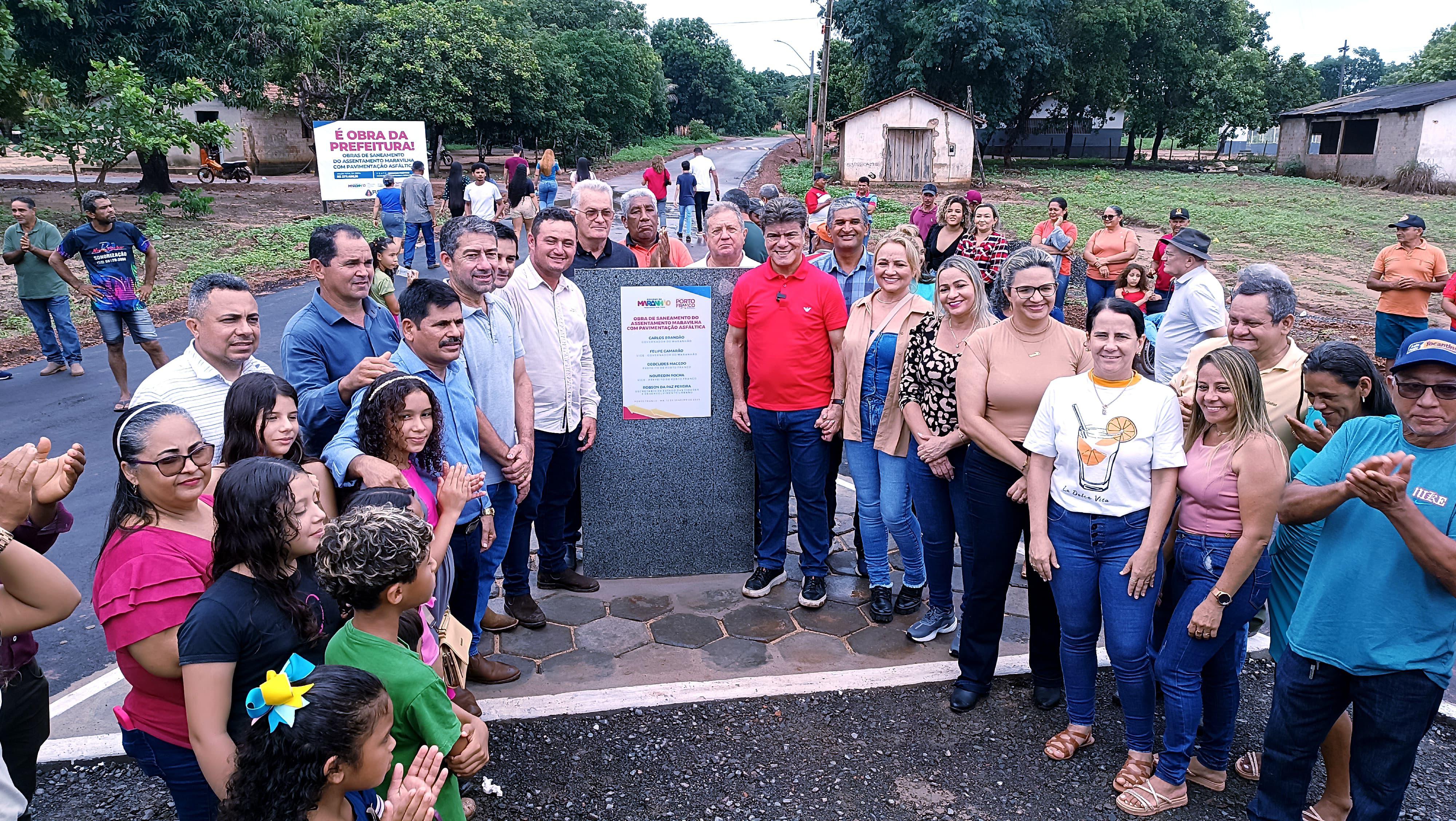 Pavimentação Asfáltica e modernização da iluminação pública celebra 27 anos do Assentamento Mar...