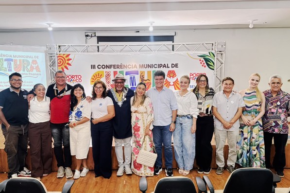 Porto Franco abre a 3ª Conferência Municipal de Cultura com participação do prefeito Deoclides...